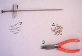 Bagknapnål / Loopsnål - nr. 891